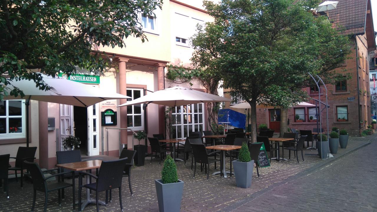 Hotel Loewensteiner Hof Haus Am Neuplatz Wertheim Dış mekan fotoğraf